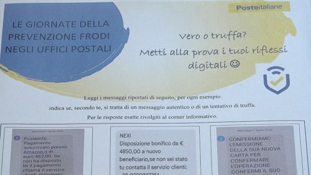 Sventata truffa da 13mila euro alle Poste, decisivo l'intervento dei dipendenti - py1HPMy458M