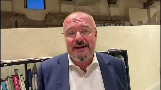 Il senatore Enrico Borghi ad Arezzo per l'assemblea di Italia Viva