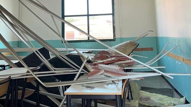 Crollo al professionale Marconi, lunedì l'indirizzo moda trasferito. Interviene Cobas Scuola - mFzE07IZrJw