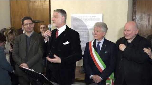 La Minerva è tornata ad Arezzo. Il Ministro Giuli: "promessa mantenuta" - OAw1rdnAYvk