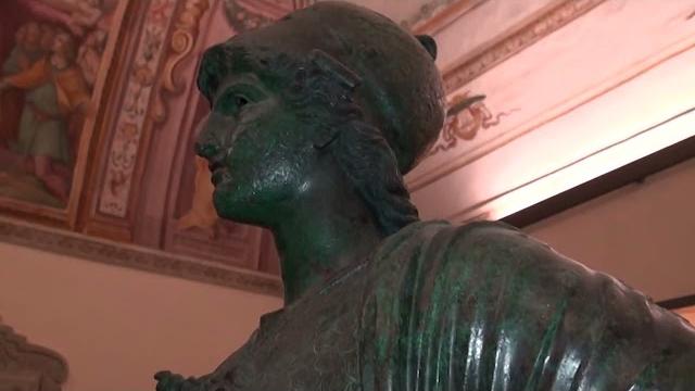 La Minerva torna in mostra ad Arezzo, inaugurazione alla presenza del ministro della Cultura - d6nPWhZPey4