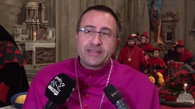 Giostra: donazione dei Ceri a Gregorio X. "Ripuliamo la Giostra dalla violenza" - uxQk86GTG2I