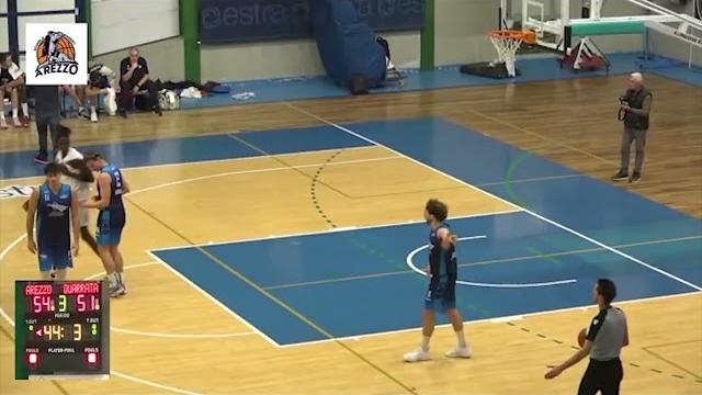 La BC Servizi Arezzo esulta nel finale contro Quarrata - 1JkQlgLM0V4